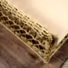 Icon Rattan Bahçe Balkon Oturma Takımı 2+1+1+Camlı Masa Cappuccino-3