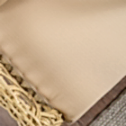 Icon Rattan Bahçe Balkon Oturma Takımı 2+1+1+Camlı Masa Cappuccino-4