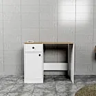 Sena Çamaşır Makinesi Dolabı Atlantik Çam Beyaz-2