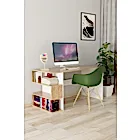 Leo Kitaplıklı Çalışma Masası Atlantik Çam-1
