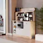 Barista Kahve Köşesi Çok Amaçlı Dolap Atlantik Çam-0