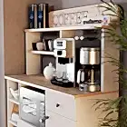Barista Kahve Köşesi Çok Amaçlı Dolap Atlantik Çam-2