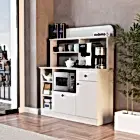 Latte Çok Amaçlı Dolap Kahve Köşesi Beyaz-0