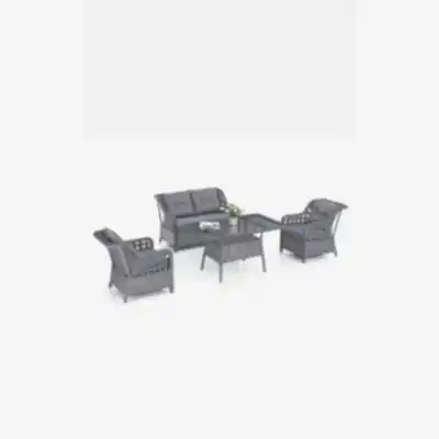 Eren Rattan Bahçe Balkon Takımı 2+1+1 Antrasit