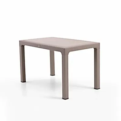 Rattan 75x125 cm Masa Cappuccino