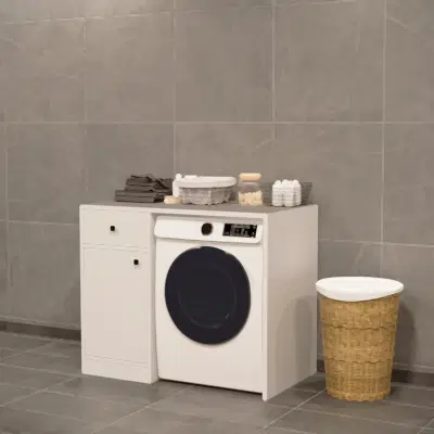 Sena Çamaşır Makinesi Dolabı Beyaz