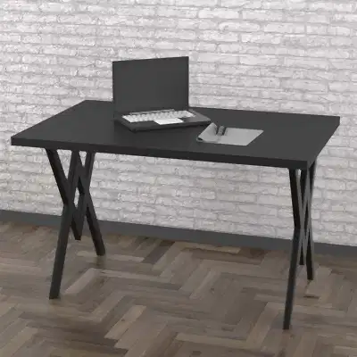 Evdemo Koza Çalışma Masası Siyah