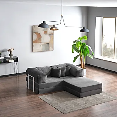 Legom Alis Aktivite Koltuğu Yatak Olabilen Çok Amaçlı Kanepe Antrasit