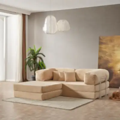 Legom Alis Aktivite Koltuğu Yatak Olabilen Çok Amaçlı Kanepe Bej