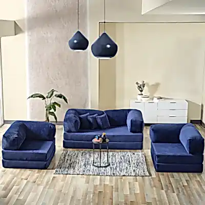 Legom Avanos Aktivite Koltuğu Yatak Olabilen Çok Amaçlı Kanepe Koltuk Takımı Mavi