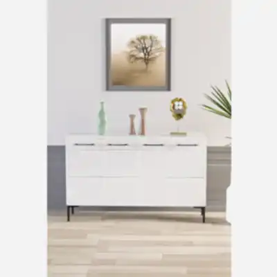 Buhara Modern Konsol Beyaz